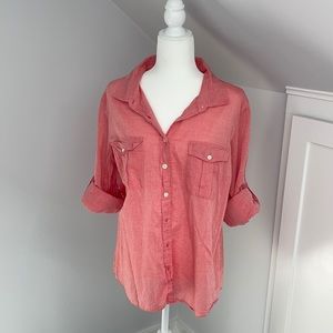 100% Cotton J. Crew Button Down Shirt